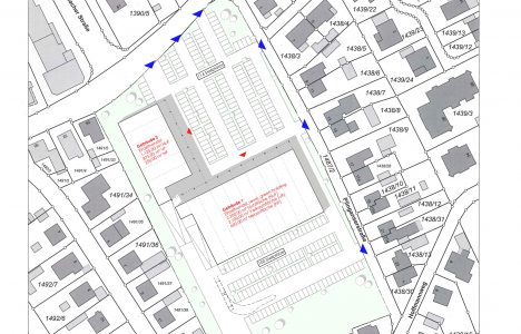 Lageplan Stand 31.07.2019 - Variante 2.2-1