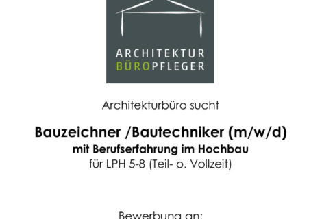 Wir suchen dich! Bauzeicher/ Bautechniker (m/w/d).