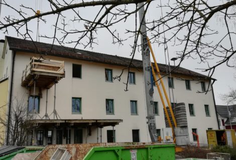 Baubeginn Umbau und Sanierung BFS Mitterfels