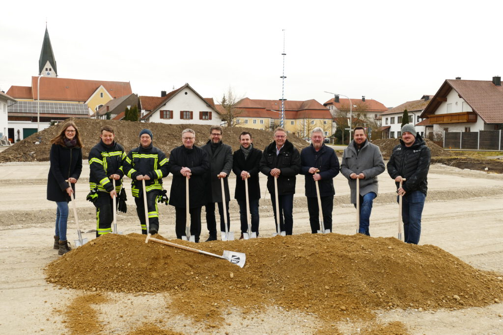Spatenstich Neubau Feuerwehr Laberweinting